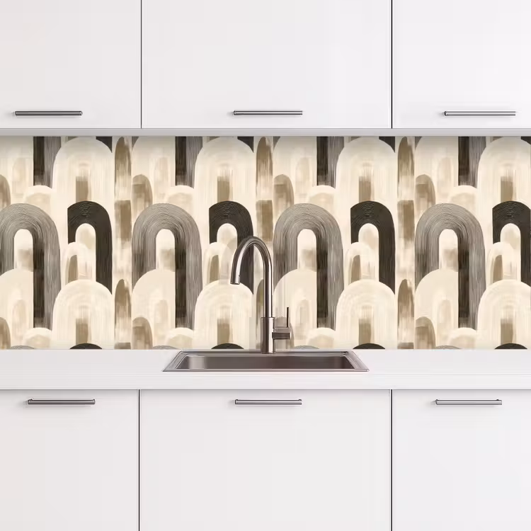 Keuken achterwand - Abstract - Patroon - Bogen — 4