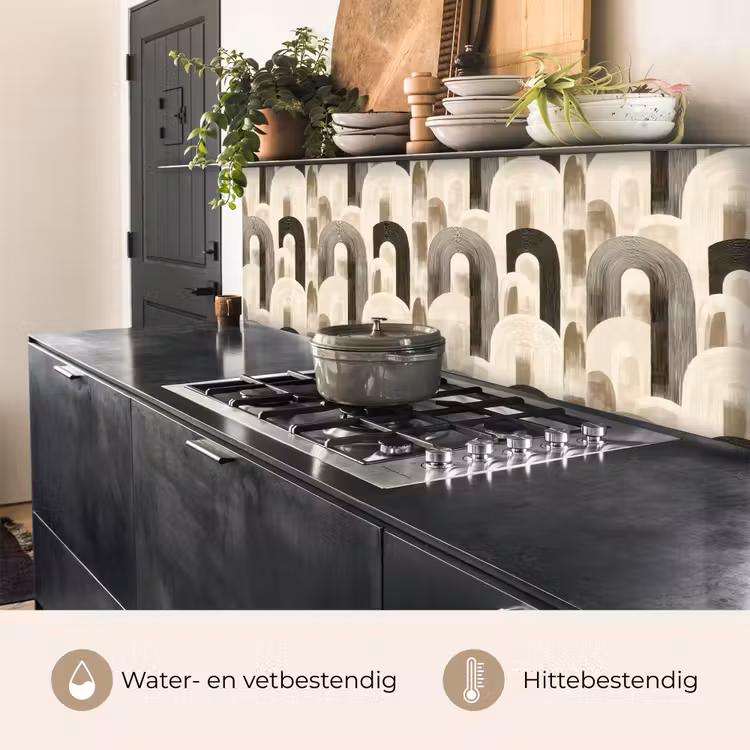 Keuken achterwand - Abstract - Patroon - Bogen — 5