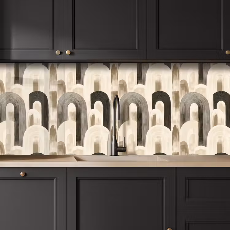 Keuken achterwand - Abstract - Patroon - Bogen — 6