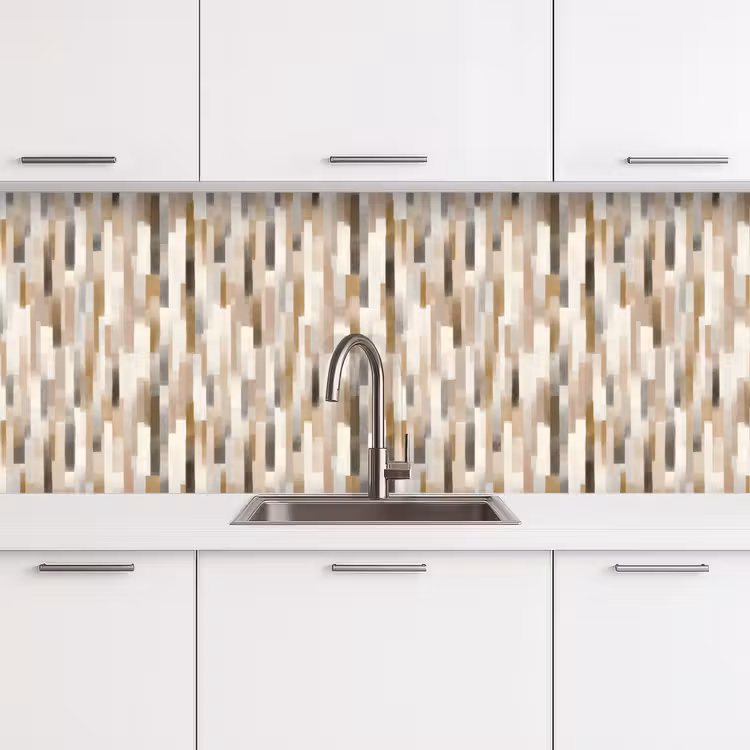 Keuken achterwand - Abstract - Patroon - Kwaststreken — 4