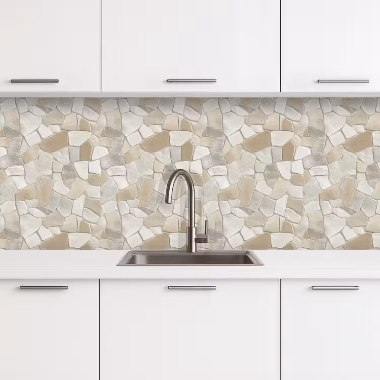 Keuken achterwand - Mozaïek - Stenen - Beige — 4