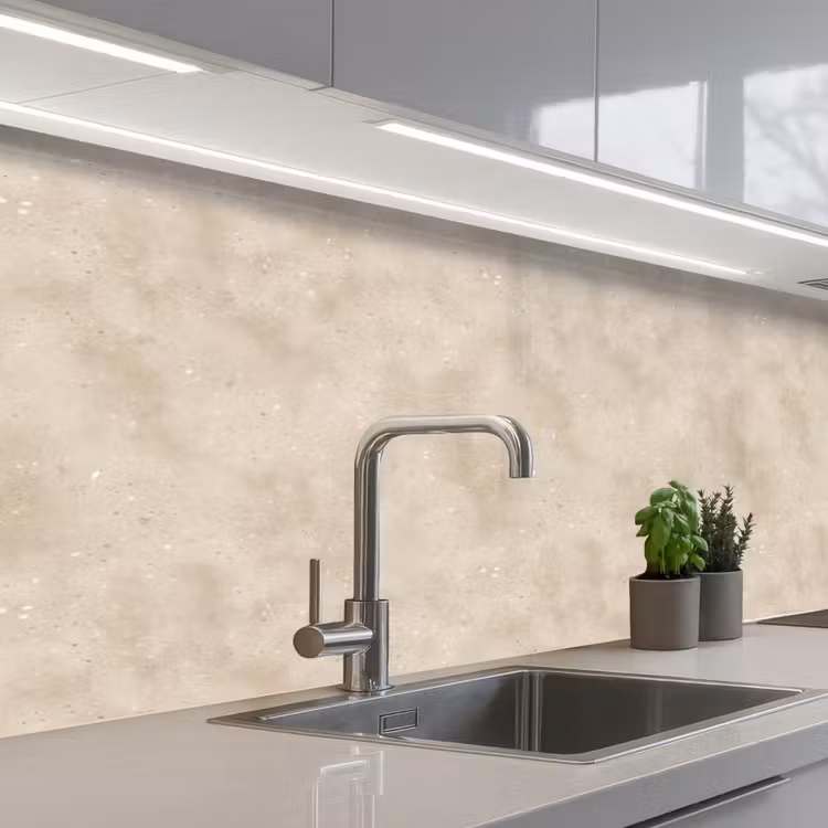 Keuken achterwand - Structuur - Spikkels - Beige — 2