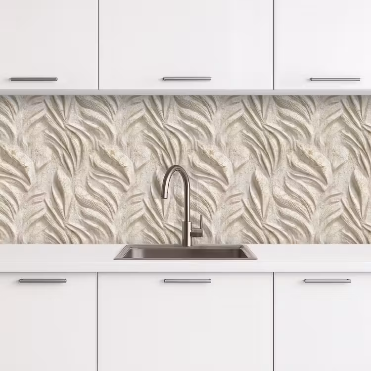 Keuken achterwand - Textuur - Reliëf - Beige — 4