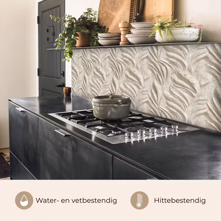 Keuken achterwand - Textuur - Reliëf - Beige — 5