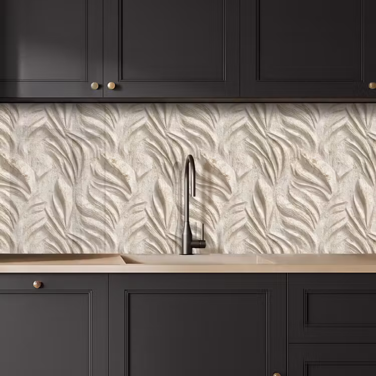 Keuken achterwand - Textuur - Reliëf - Beige — 6