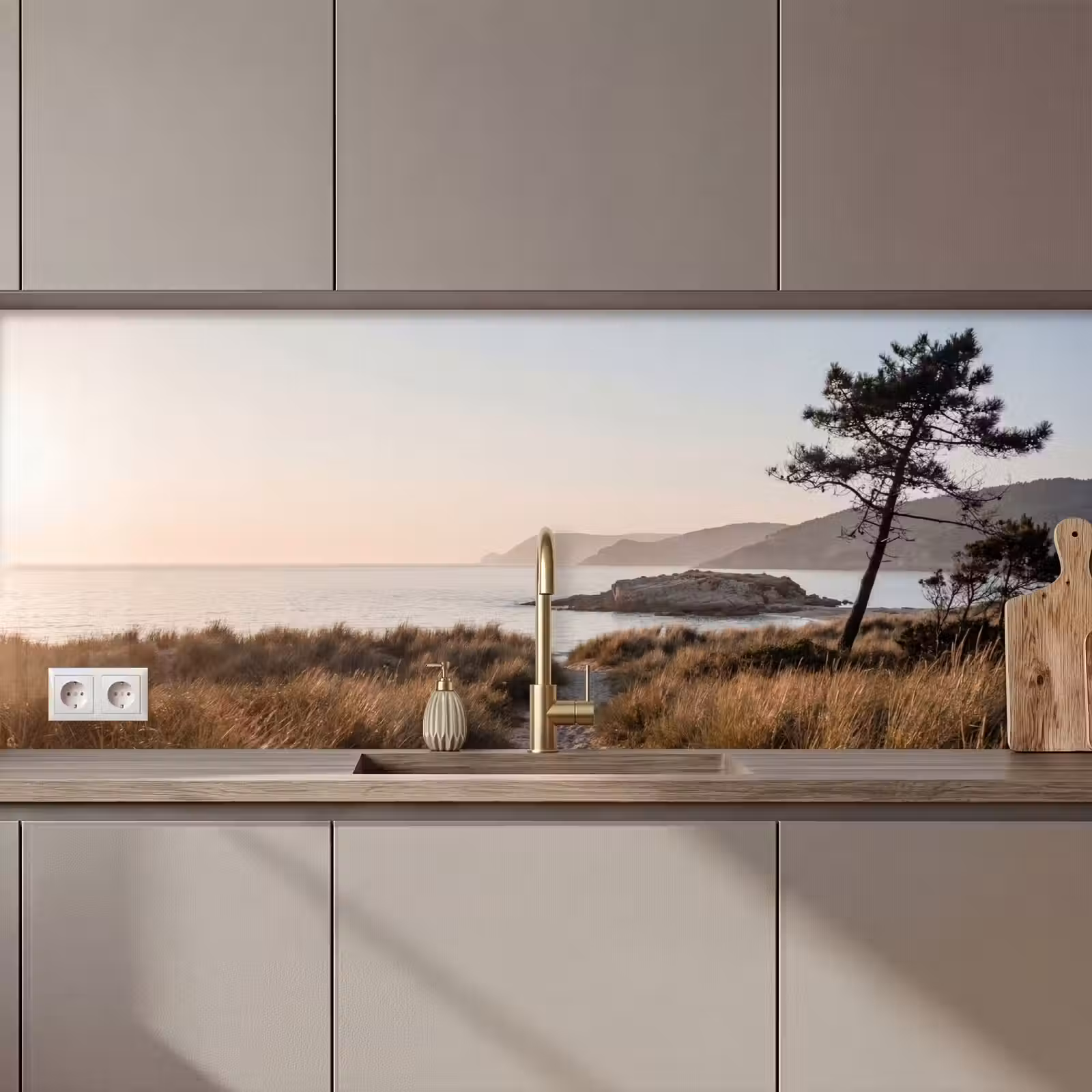 Keuken achterwand - Landschap - Kust - Duinen — 1