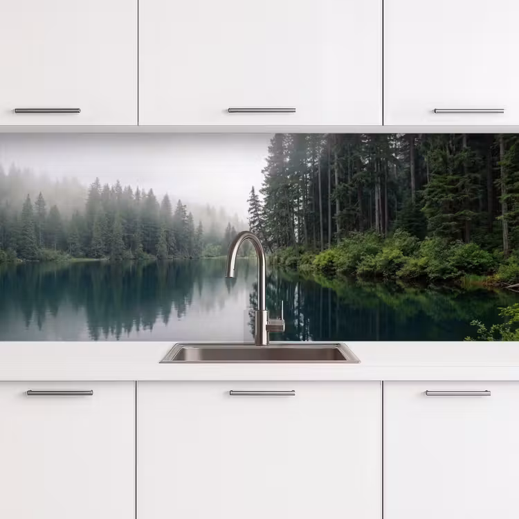 Keuken achterwand - Bergen - Meer - Bos — 4