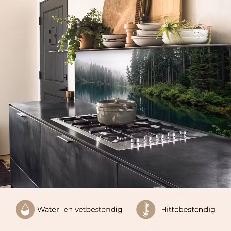 Keuken achterwand - Bergen - Meer - Bos — 5