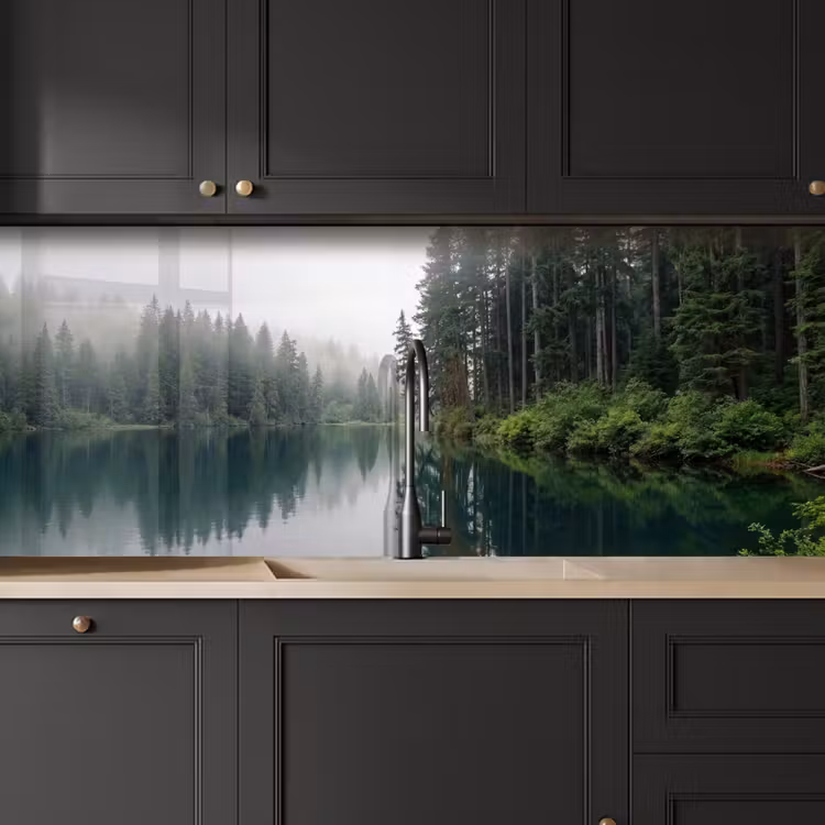 Keuken achterwand - Bergen - Meer - Bos — 6