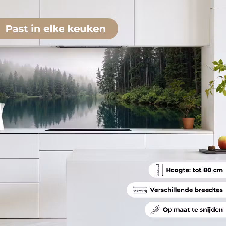 Keuken achterwand - Bergen - Meer - Bos — 7