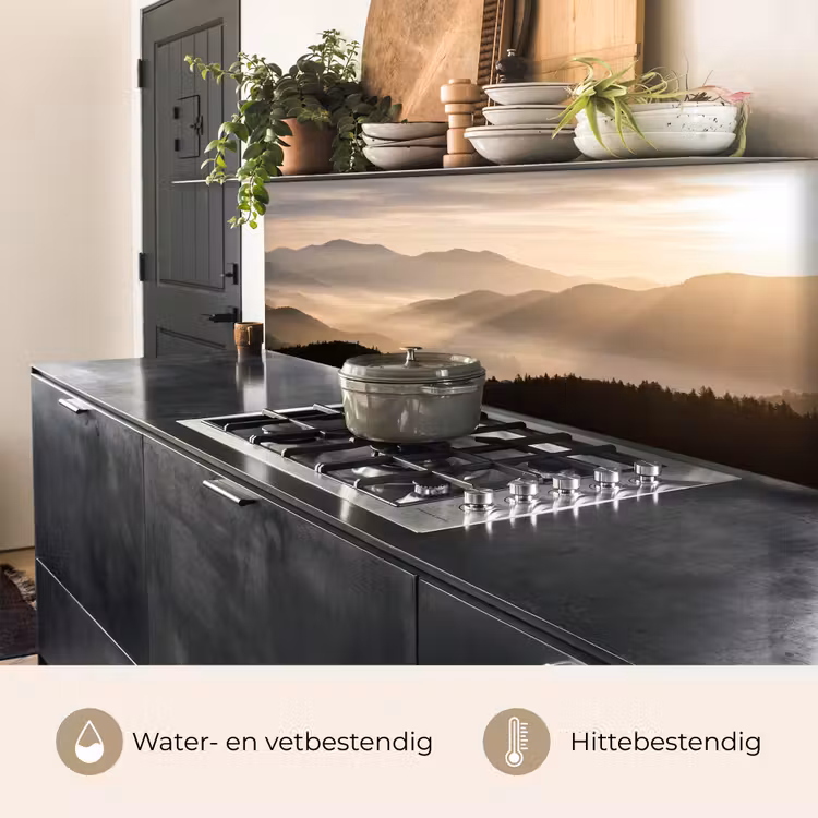 Keuken achterwand - Bergen - Mist - Zonnestralen — 5
