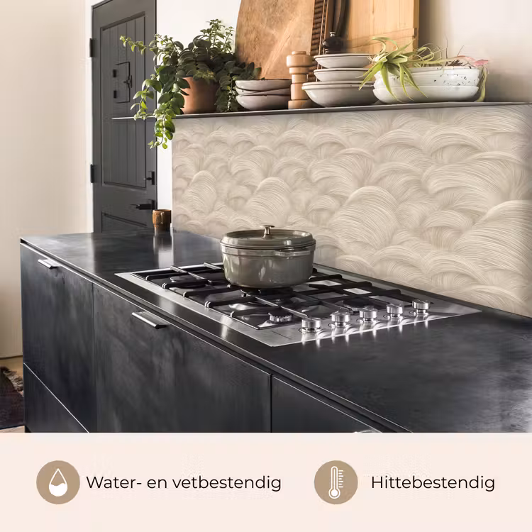Keuken achterwand - Bogen - Patroon - Beige — 5