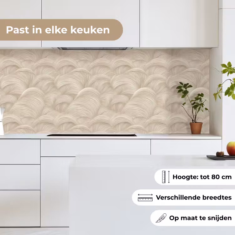 Keuken achterwand - Bogen - Patroon - Beige — 7