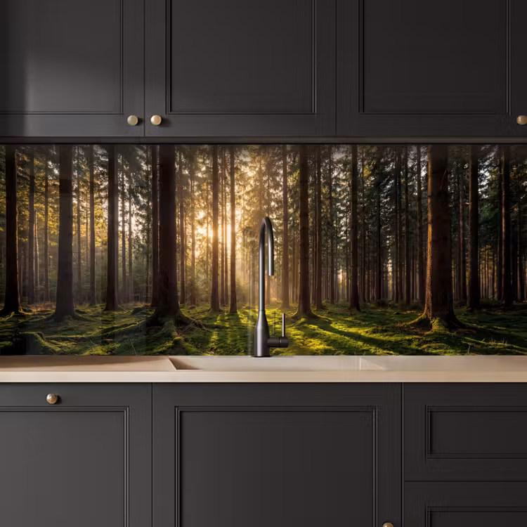 Keuken achterwand - Bos - Gras - Zonlicht — 6