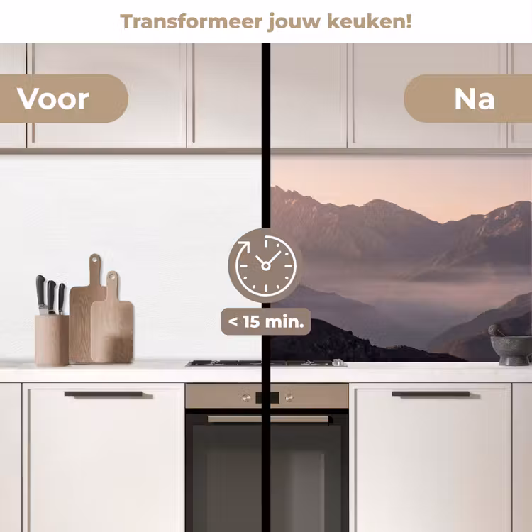 Keuken achterwand - Panorama - Landschap - Bergen — 3