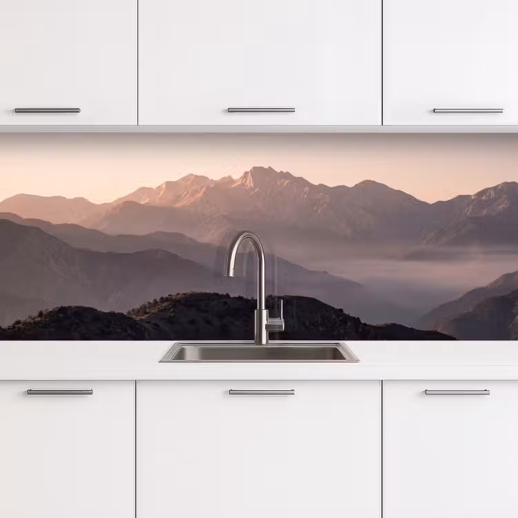 Keuken achterwand - Panorama - Landschap - Bergen — 4