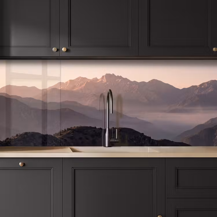 Keuken achterwand - Panorama - Landschap - Bergen — 6