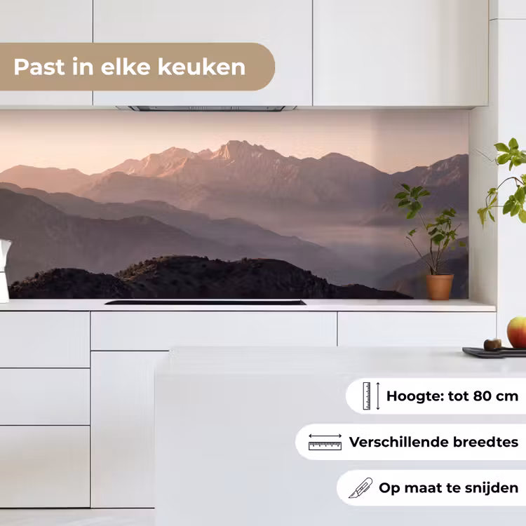 Keuken achterwand - Panorama - Landschap - Bergen — 7