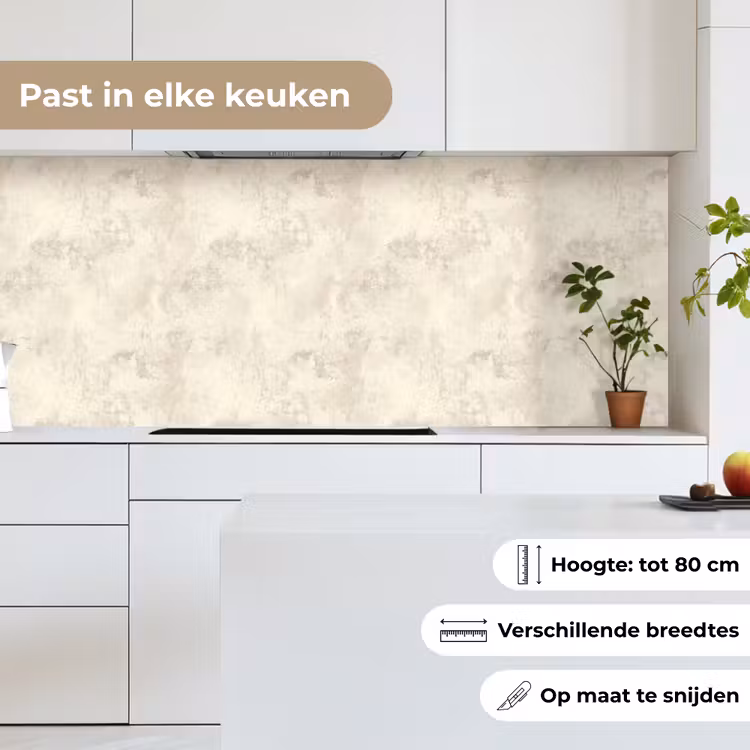 Keuken achterwand - Patroon - Organisch - Beige — 7