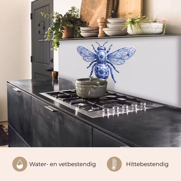 Keuken achterwand - Bij - Modern - Delfts - Blauw — 5
