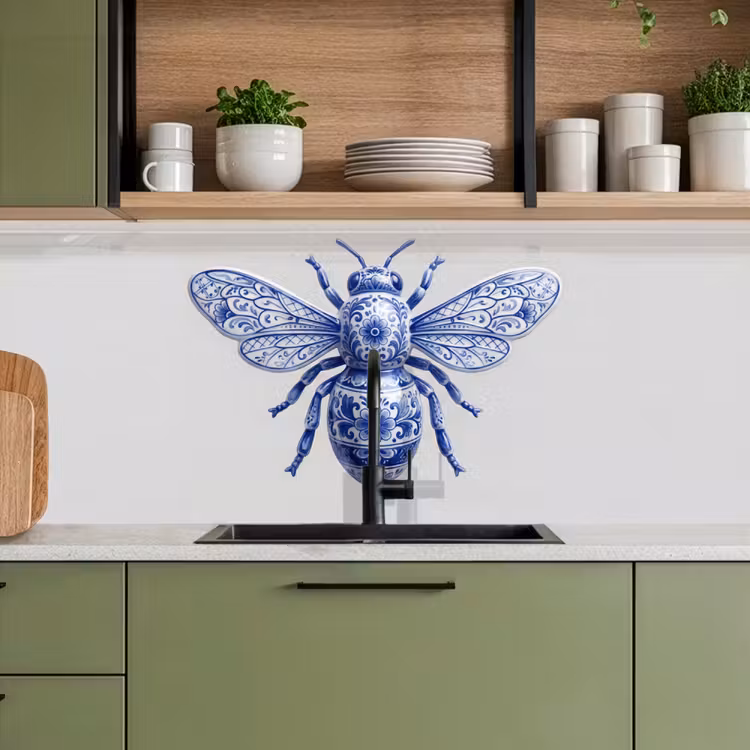 Keuken achterwand - Bij - Modern - Delfts - Blauw — 8