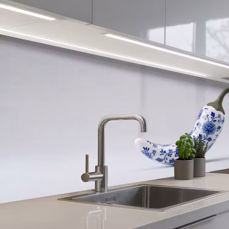 Keuken achterwand - Chilipeper - Keramiek - Blauw — 2