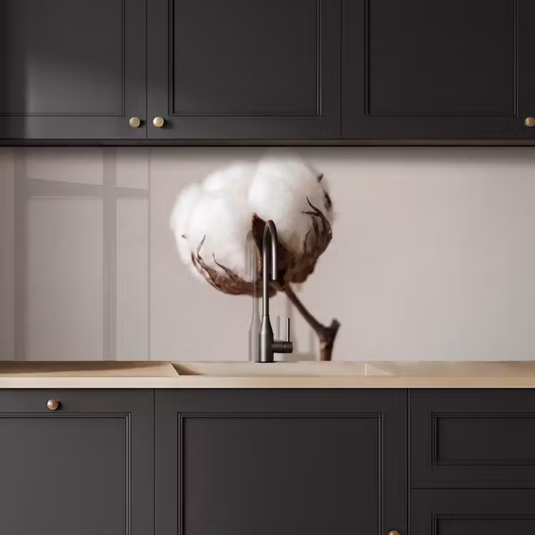 Keuken achterwand - Katoenbol - Minimalistisch - Wit — 6