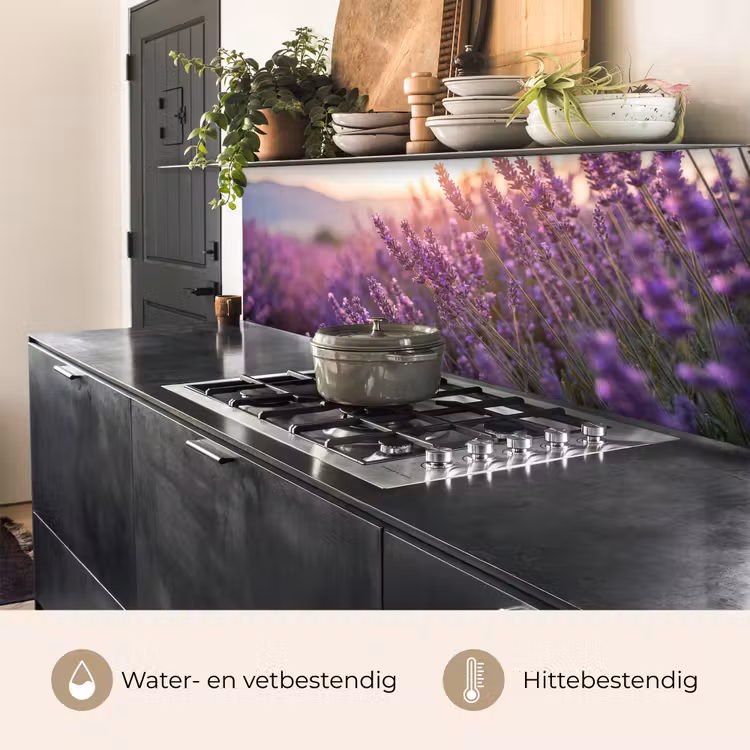 Keuken achterwand - Lavendel - Paars - Zonlicht — 5