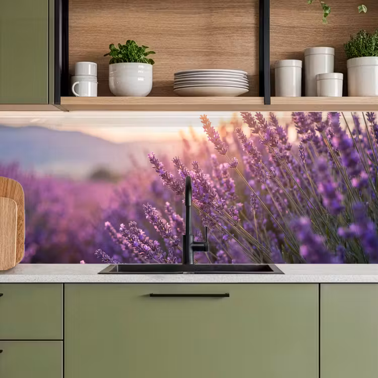 Keuken achterwand - Lavendel - Paars - Zonlicht — 8