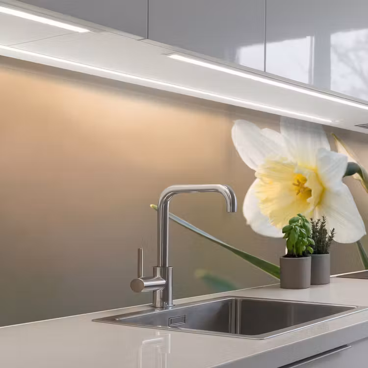Keuken achterwand - Narcis - Bloem - Minimalistisch — 2