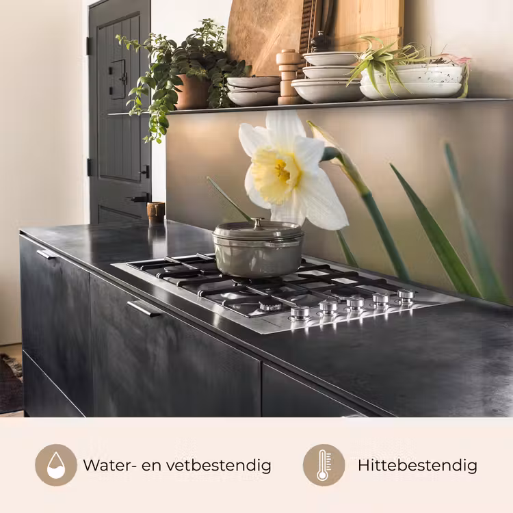 Keuken achterwand - Narcis - Bloem - Minimalistisch — 5
