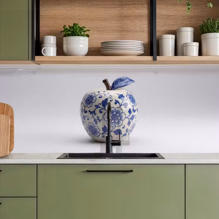 Keuken achterwand - Appel - Blauw - Klassiek — 8