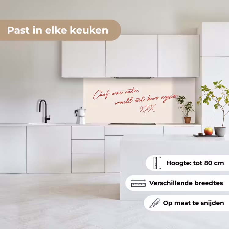 Keuken achterwand - Chef was cute would eat here agian — 7