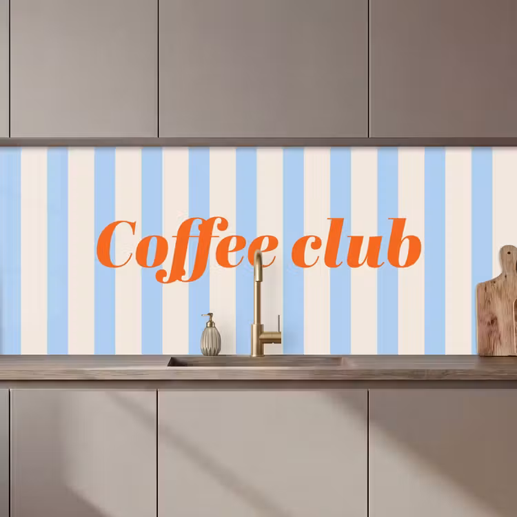 Keuken achterwand - Coffee-club — 1