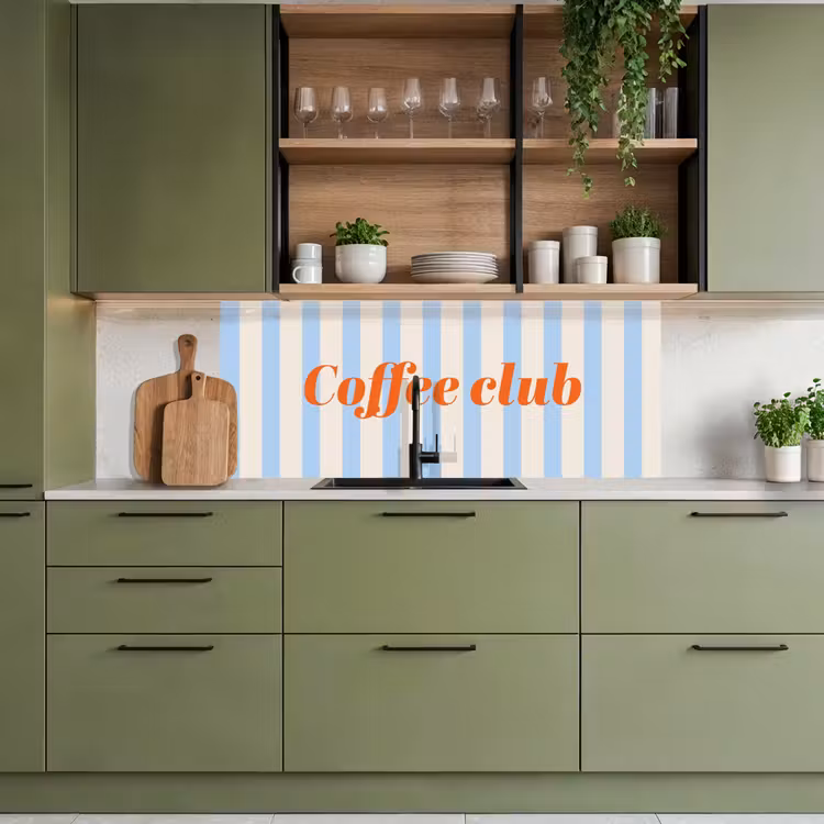 Keuken achterwand - Coffee-club — 8