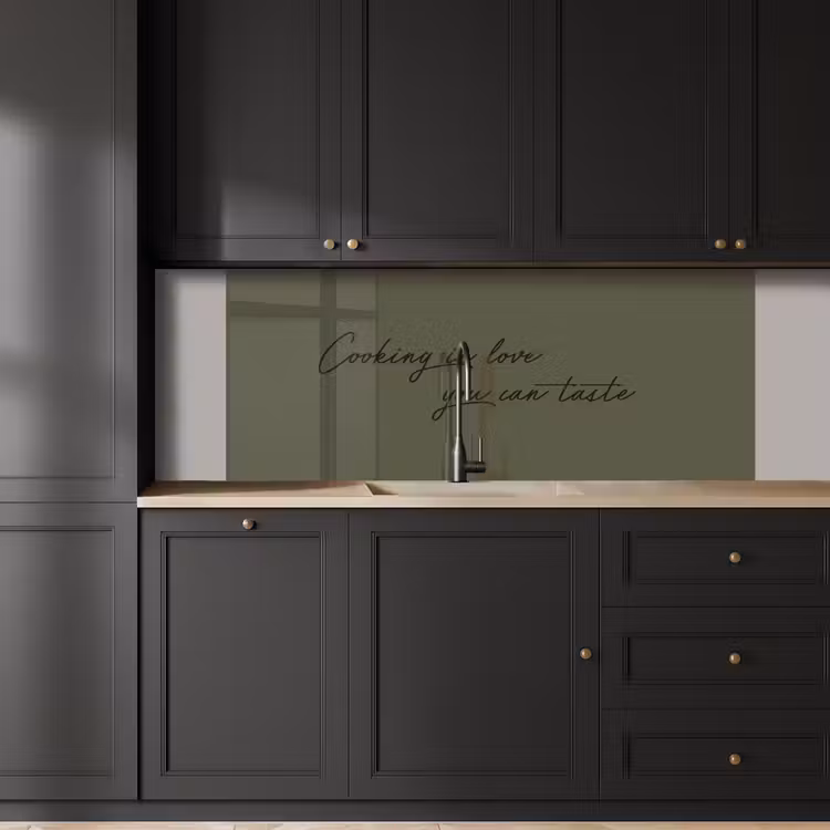 Keuken achterwand - Cooking is love you can taste — 6