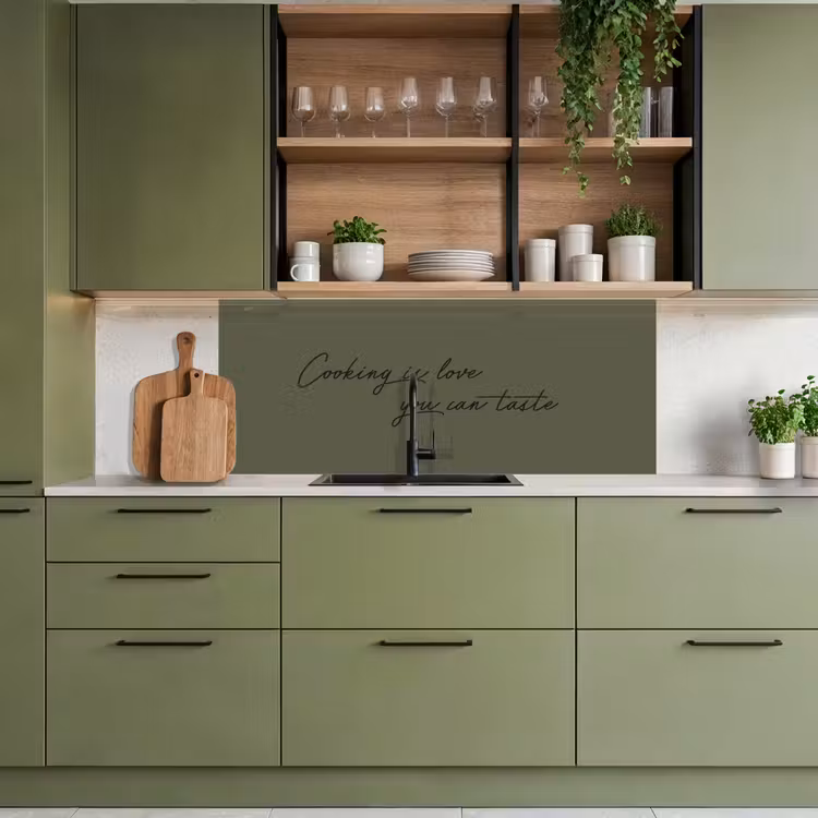 Keuken achterwand - Cooking is love you can taste — 8