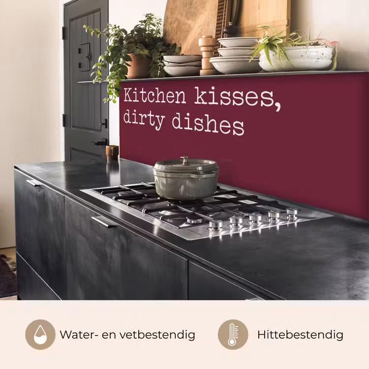 Keuken achterwand - Kitchen kisses, dirty dishes — 5