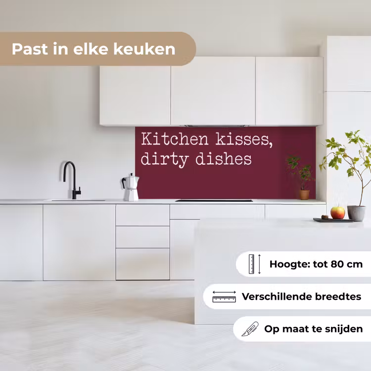 Keuken achterwand - Kitchen kisses, dirty dishes — 7