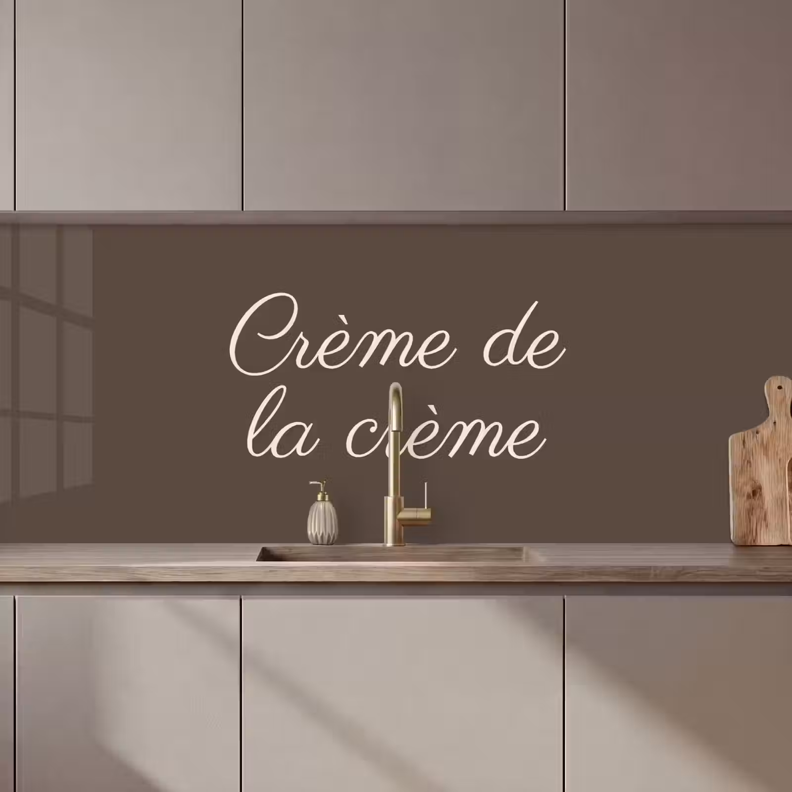 Keuken achterwand - Creme de la creme — 1