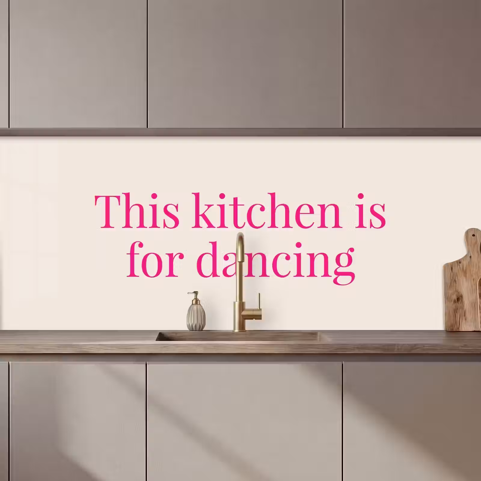 Keuken achterwand - This kitchen is for dancing — 1