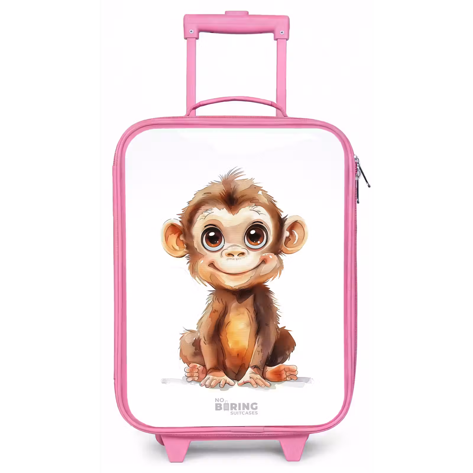 Kinderkoffer - Roze - Baby aap — 1