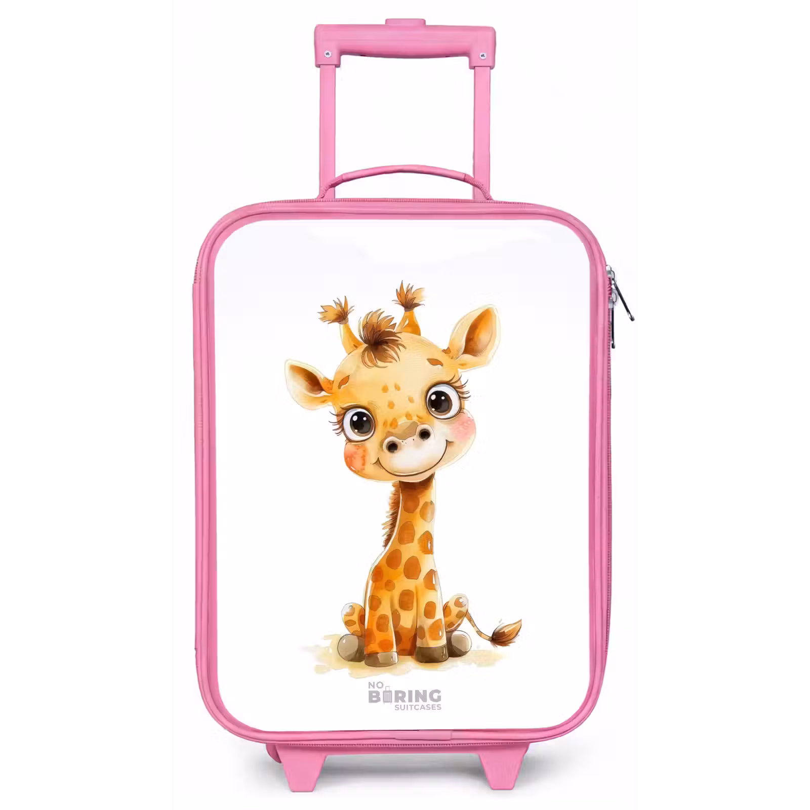 Kinderkoffer - Roze - Baby giraffe — 1