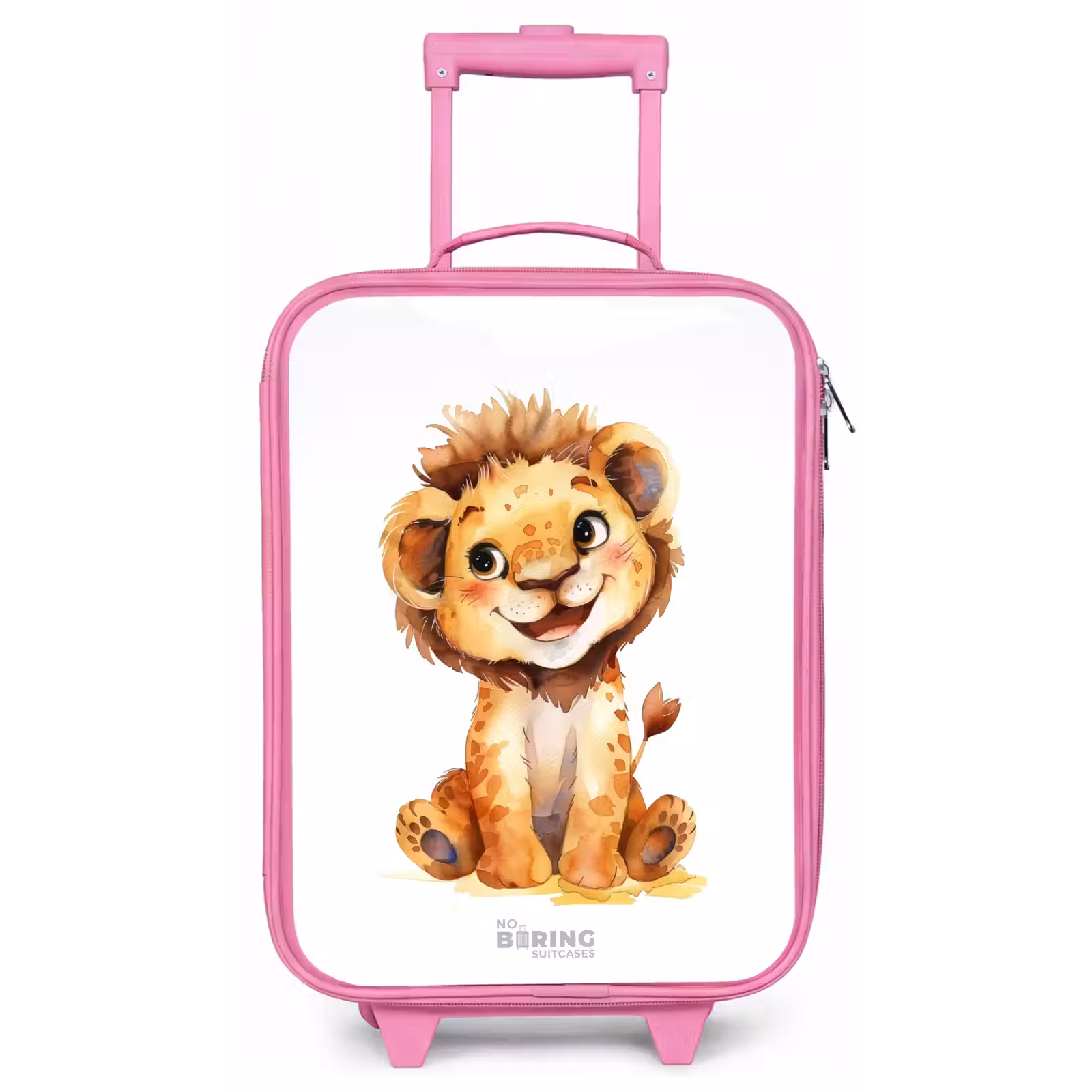 Kinderkoffer - Roze - Baby leeuw — 1
