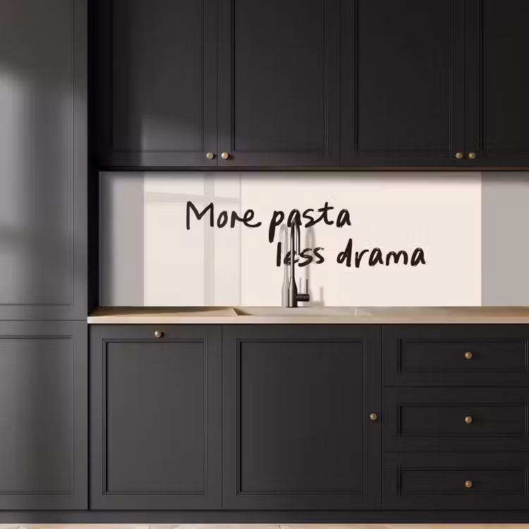 Keuken achterwand - More pasta less drama — 6