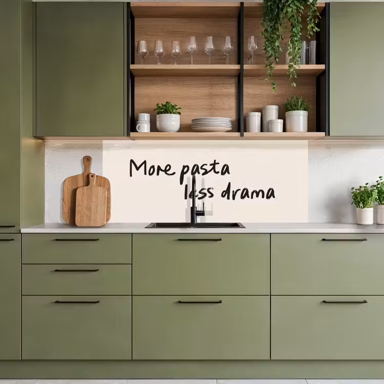 Keuken achterwand - More pasta less drama — 8