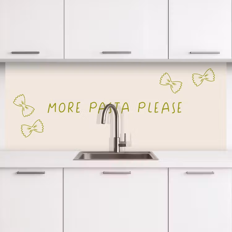 Keuken achterwand - More pasta please — 4