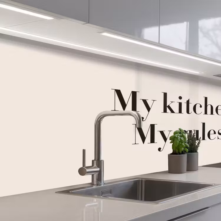Keuken achterwand - My kitchen My rules — 2