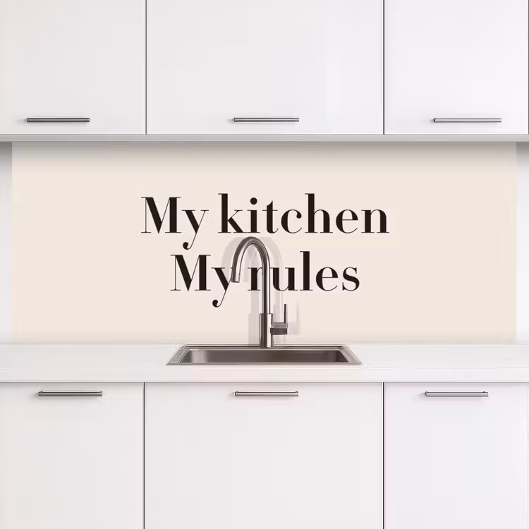 Keuken achterwand - My kitchen My rules — 4