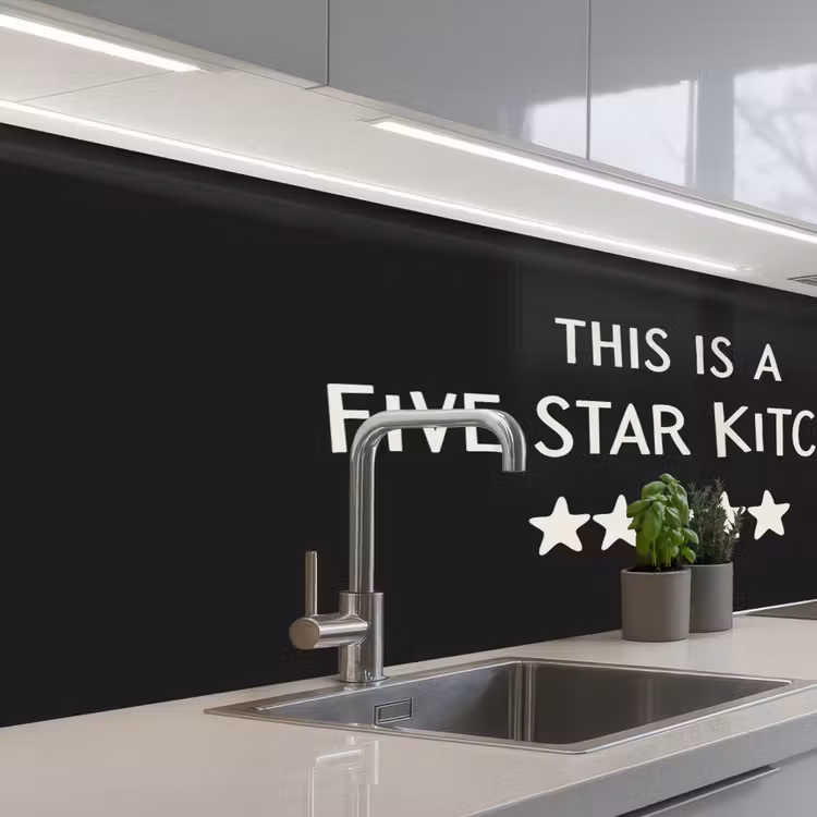 Keuken achterwand - This is a five star kitchen — 2
